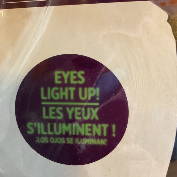 New Illusion Ghoul Halloween Costume Child Size M‎ (8-10) Eyes Light Up! - Picture 5 of 9